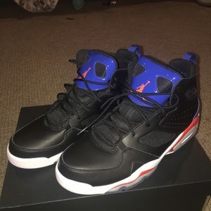 Air Jordan Flight Club 91 Size- 11 Black/Orange & Blue